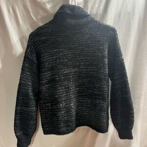 black turtle neck sweater